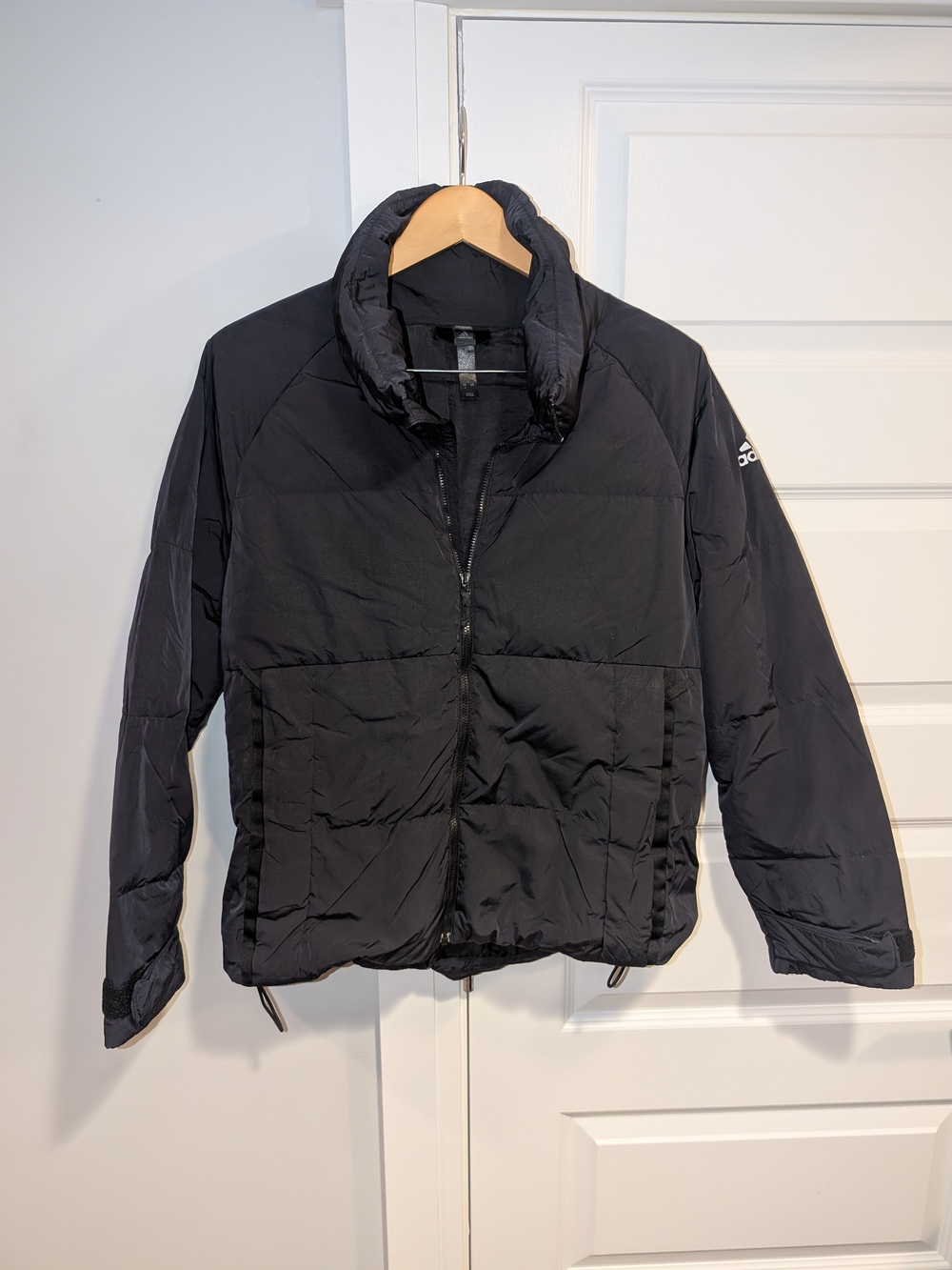 adidas Black Quilted Women's Puffer Jacket